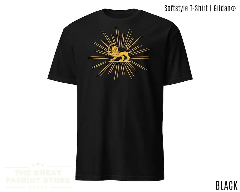 Camiseta con diseño de león y sol persa, sudadera de algodón de Irán para hombre y mujer, jersey Khorshid