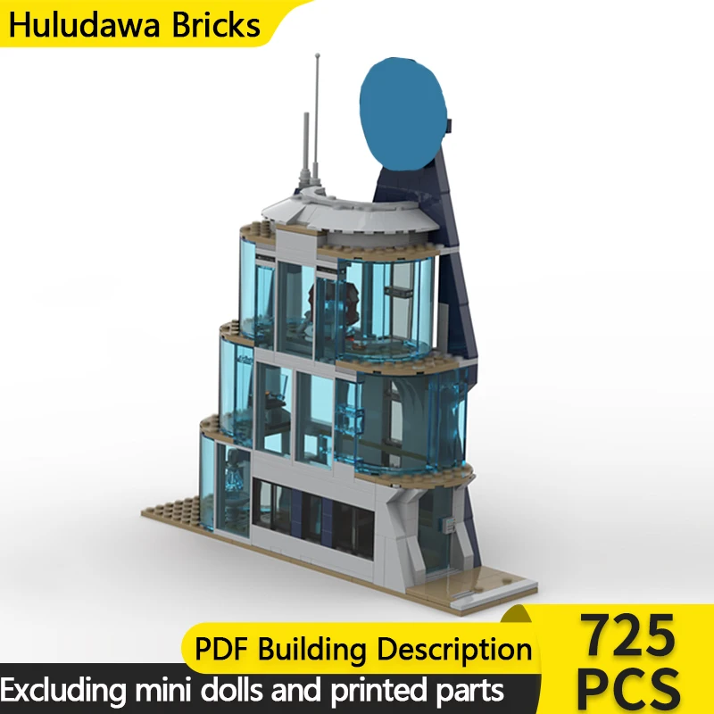 

City Street View Model MOC Building Bricks Luxury Skyscraper Modular Technology Children Holiday Gifts Assemble Toys Suit