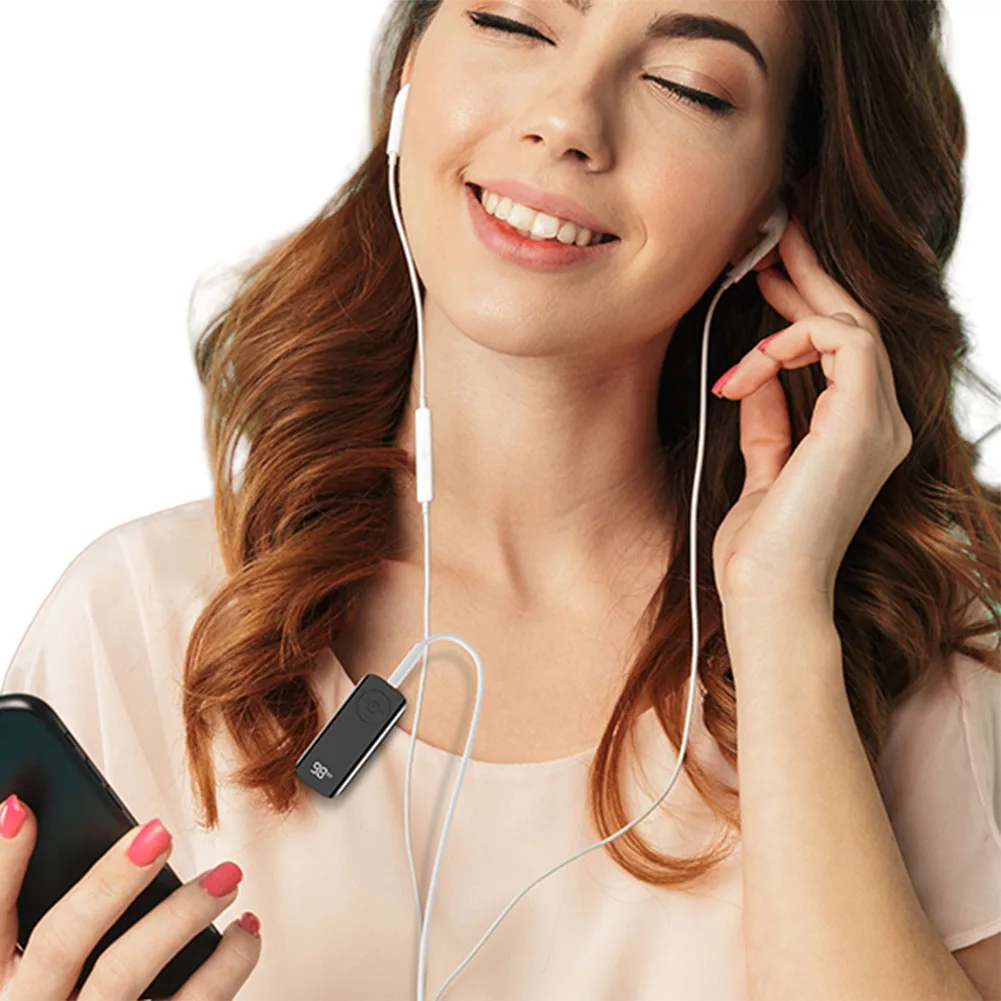 Bluetooth-compatible 5.3 Receiver 3.5mm Wireless Audio Receiver with LED Battery Display for Car Headphone Speaker Music