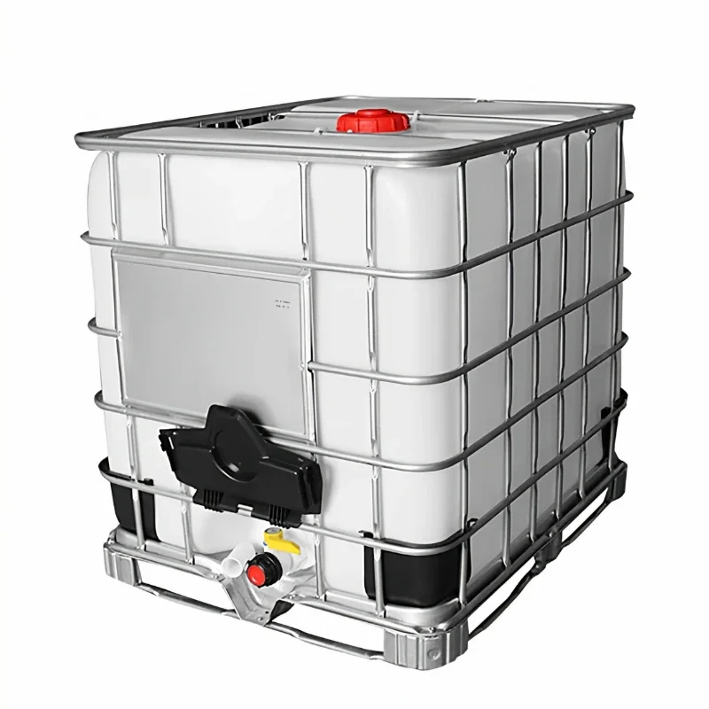 Barriles de plástico de gran capacidad para almacenamiento y transporte de líquidos químicos, barriles de recolección de productos químicos.