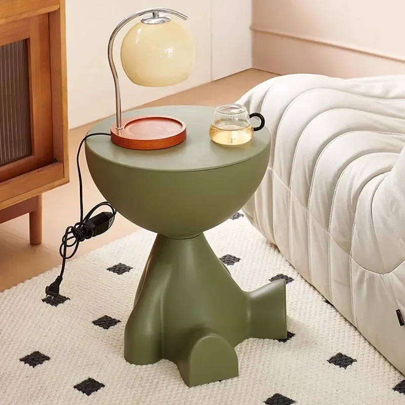 

Round Coffee Tables Mini Living Room Luxury Simple Corner Table Modern Nordic Decor Bedroom Bedside Table Home