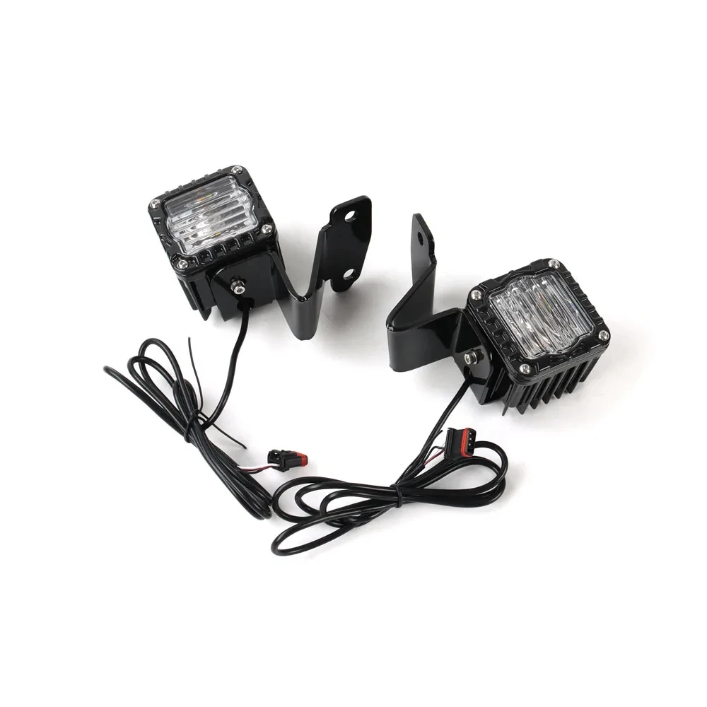 ل هارلي ديفيدسون الطريق الإنزلاق CVO ST قطع غيار الدراجات النارية جديد LED بدوره إشارة ضوء عدة مع تشغيل الضوء ل 2023-2025 #5