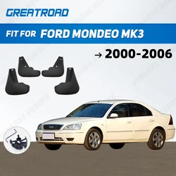 For Ford Mondeo Mk3 2000 - 2006 2001 2002 2003 2004 2005 Car Mudflaps Mud Flaps Splash Guards Mudguards Flap Fender Accessories