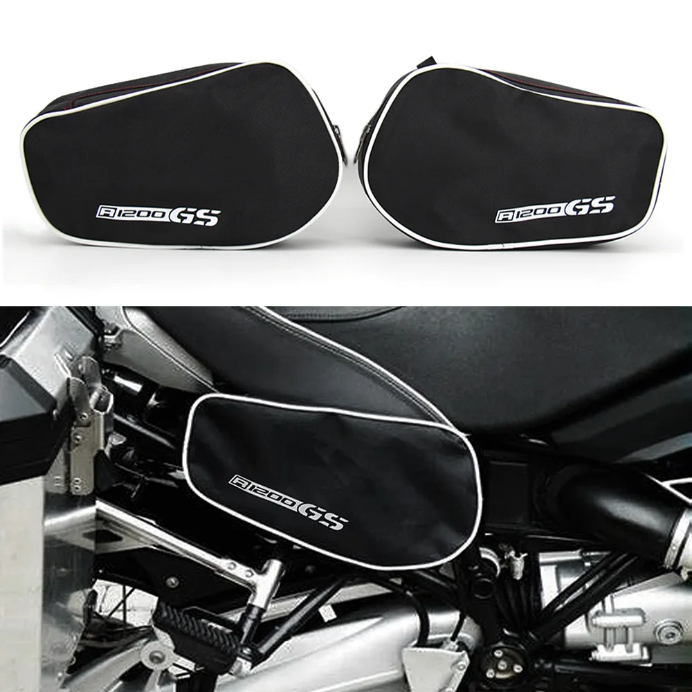 For BMW R1200GS Adventure R 1200 GS r1200gs 2004-2012 Motorcycle Waterproof Crash Bar Bag Nylon Bumper Side Bags Frame Toolbox