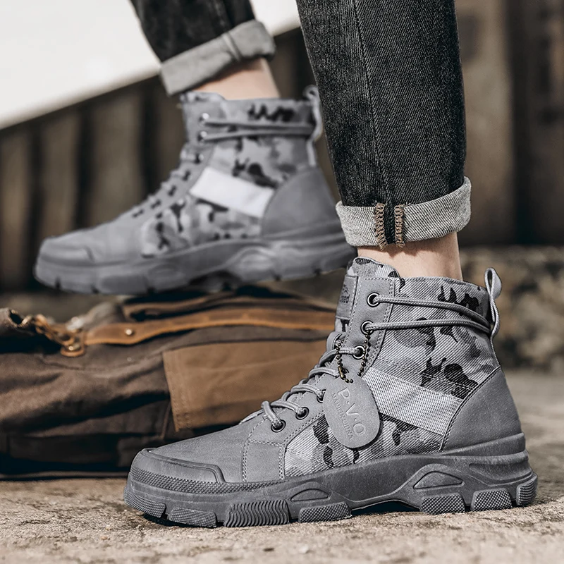 Hiking Shoes Fishing Hunting Sneakers Men Tactics Training Boots Male Outdoors Camping Anti-wear Rapid Response Zapatos Casuales