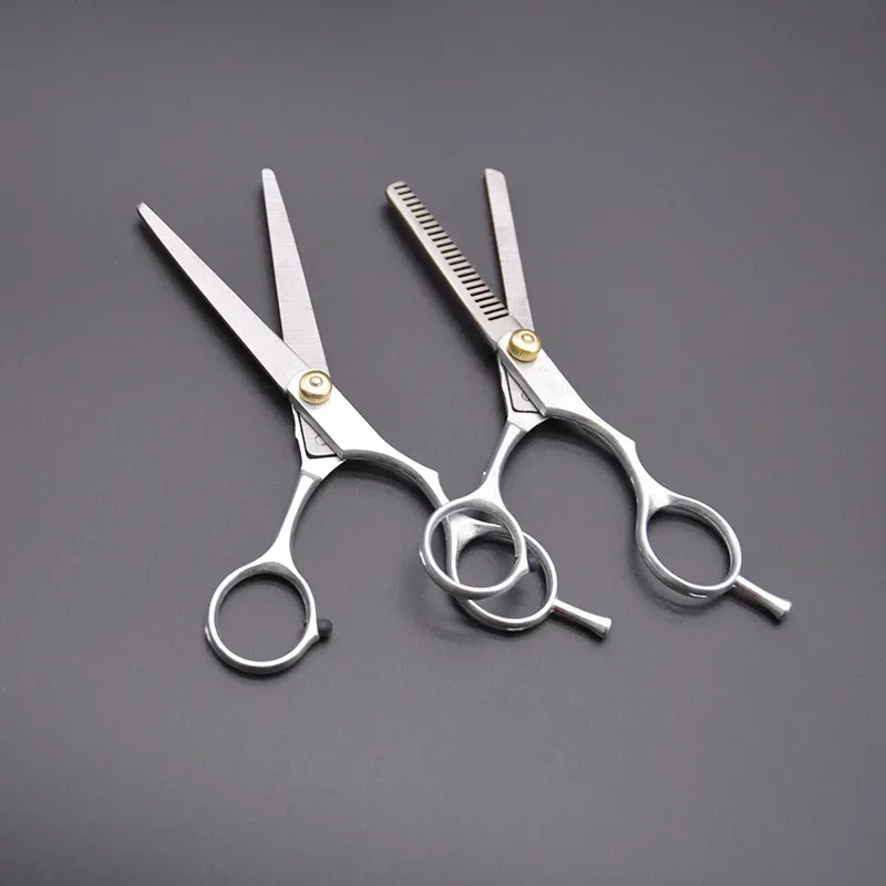 Ciseaux de coupe de cheveux professionnels, outils de coiffure, cisaillement d'amincissement de salon, outils de coiffure, ciseaux de barbier