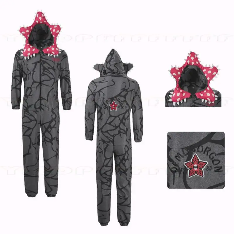 Anime extraño caníbal flor mono pijamas Halloween carnaval adulto disfraz puesta en escena tamaño S-3XL