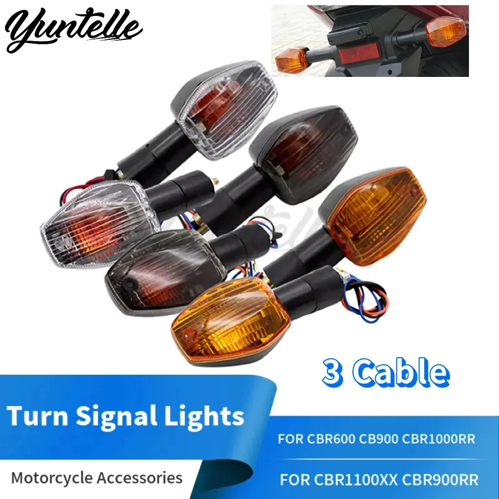 Turn Signal Light Indicator Lamp For Honda CBR600RR CBR900RR CBR600 F3 F4 CBR1000RR CB600F CB900F CBF500 Motorcycle Accessories