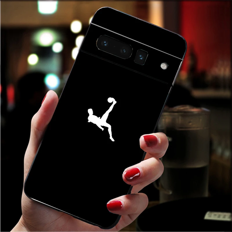 

Football Player Soccer Art Phone Case For Google Pixel 10 9 Pro XL 9A 8 7 6 Pro Pixel 8A 7A 6A Pixel 8 7 6 5