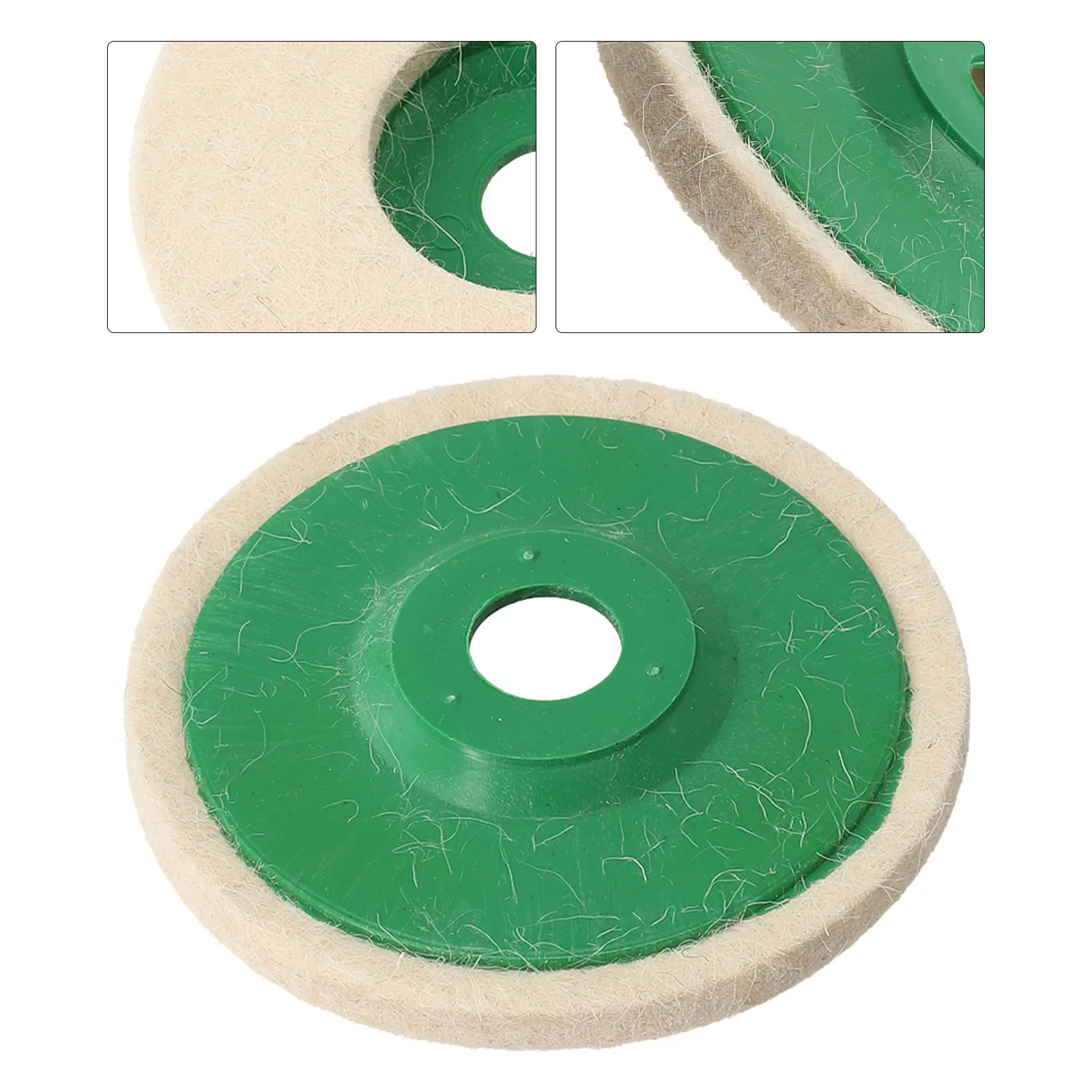 1PC 5 Inch 125mm Wool Polishing Wheel Buffing Pads Angle Grinder Wheel Felt Polishing Pad Disc Abrasive Tool