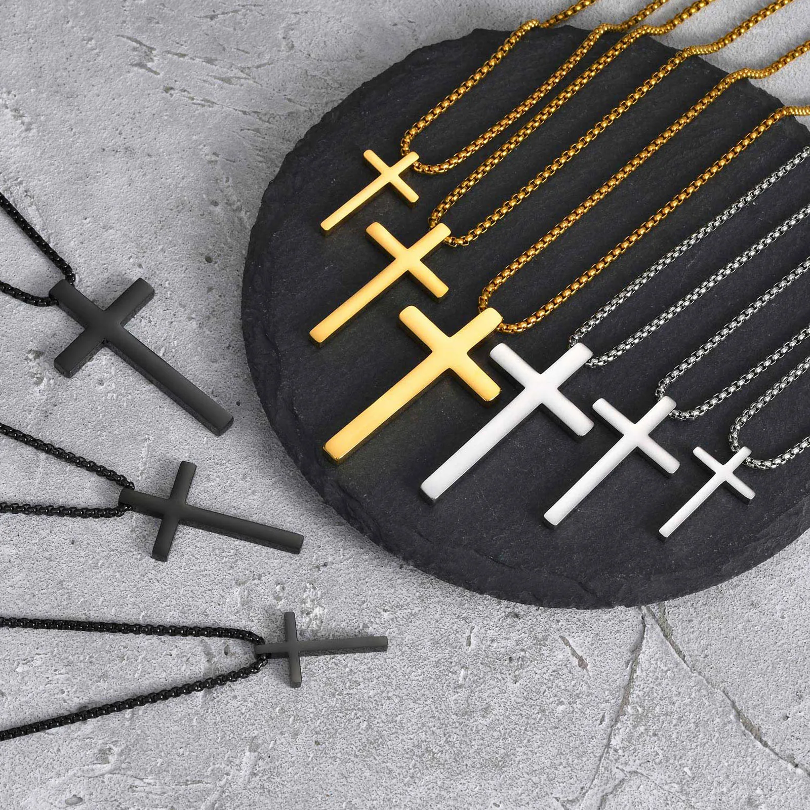 Casual Cross Neckla… - image