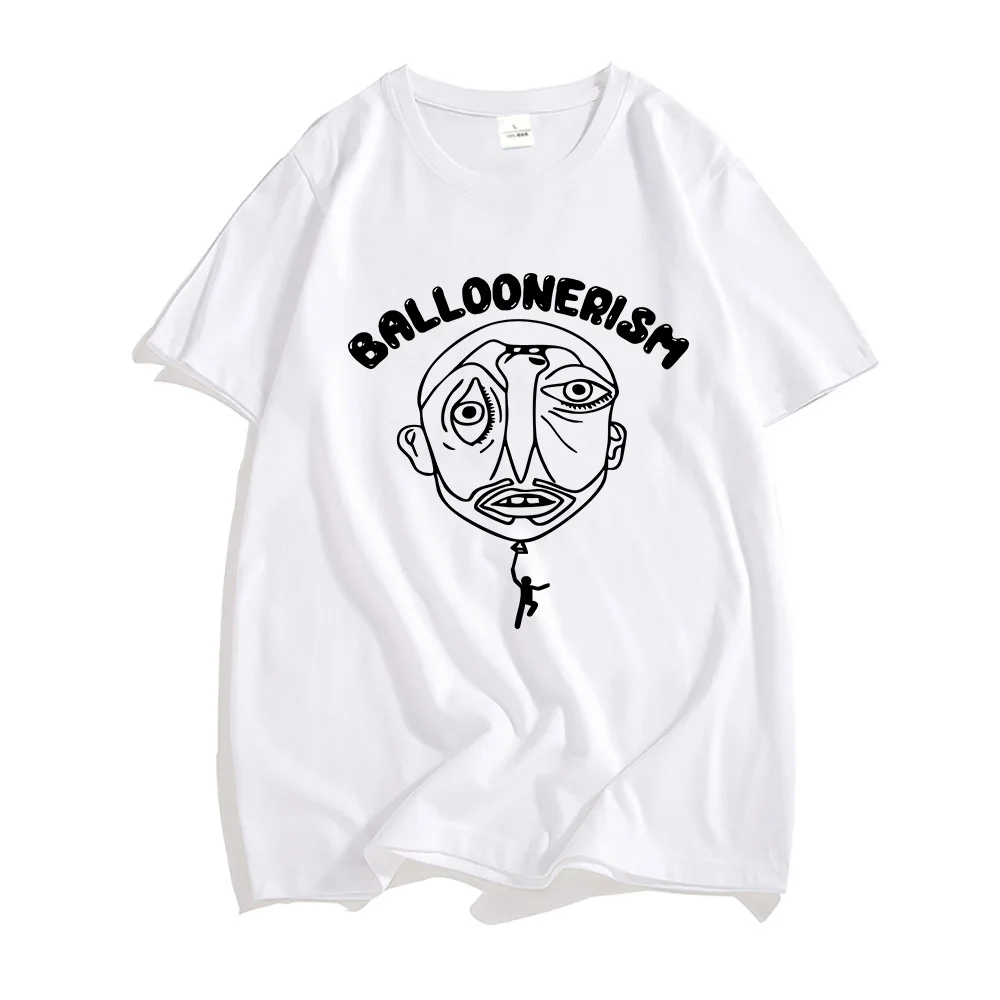 

Balloonerism Album 2025 Tshirts Singer MaccMiller Printing T-shirt Short Sleeve Cotton Summer Tee-shirt Men Clothing Round Neck