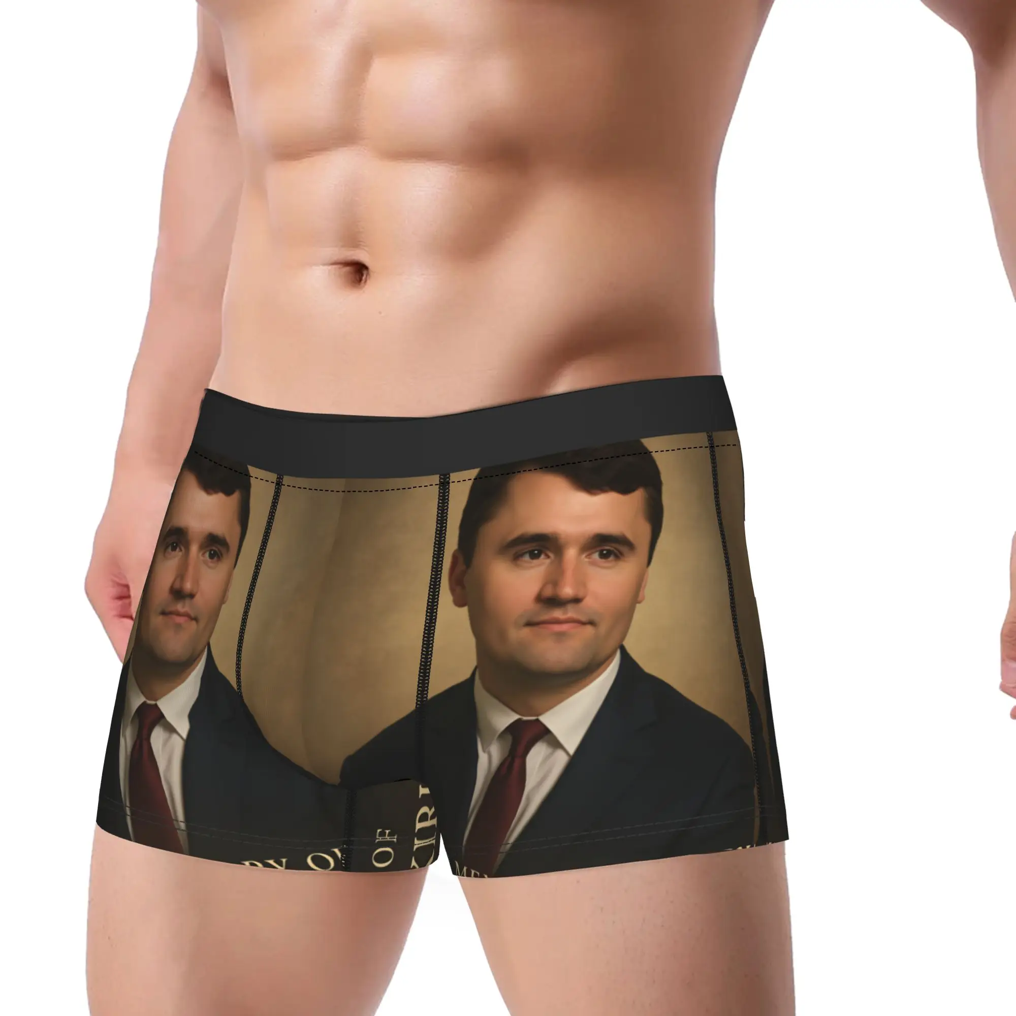Rest in Peace Charlie Kirk Legends Shorts Briefs  Underwear Quality Men Comfortable Trunk Pattern Plus Size Underpants