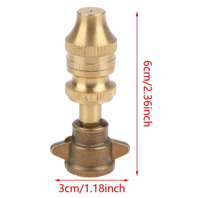 1Pc Agriculture Brass Missile Nozzle Straight Jet And Mist Spray Adjustable Nozzle Electric Sprayer High Pressure Spraying.
