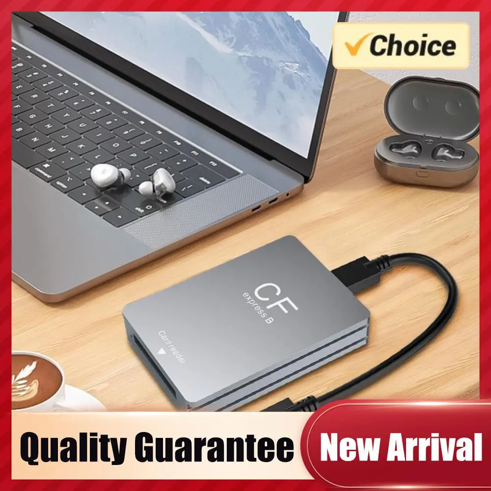 

CFexpress Type B Card Reader USB 3.2 10Gbps Cardreader Adapter with USB C To USB C/A Cable Support Android/Windows/ OS