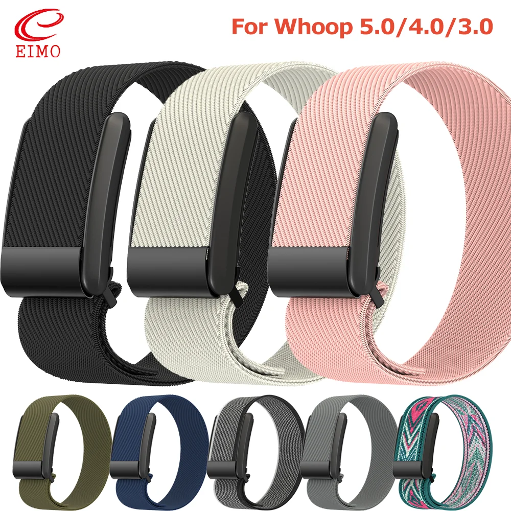 

Nylon Strap For Whoop 5.0 straps/Whoop band 4.0 3.0 elastic Stretchable sport correa brecelet wristband watches for whoop 5.0