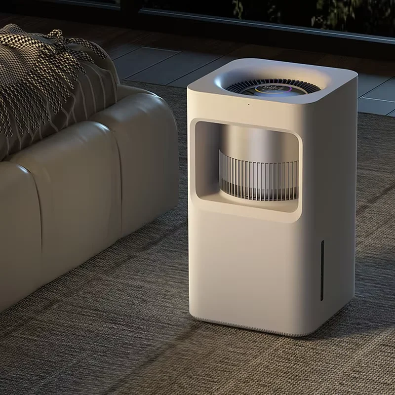 Humidificateur sans buée de grande capacité, 8L, supporter ficateur d'air, type d'évaporation de sol intégré, maison, chambre à coucher, femmes enceintes, bébé