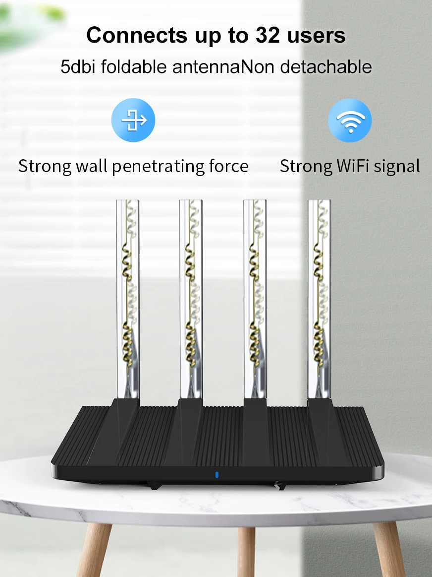 ZBT 300Mbps 4G Router Home Wireless Wifi Router 4G Sim Card 2 LAN Access Point Working Frequency Band To Europe WE2805-B