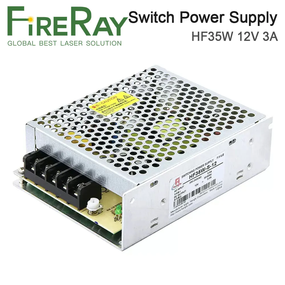 

FireRay HF35W-S-12 Switch Power Supply AC220V to DC12V 3A 35W Single Output for Industrial Communication and Display Screen