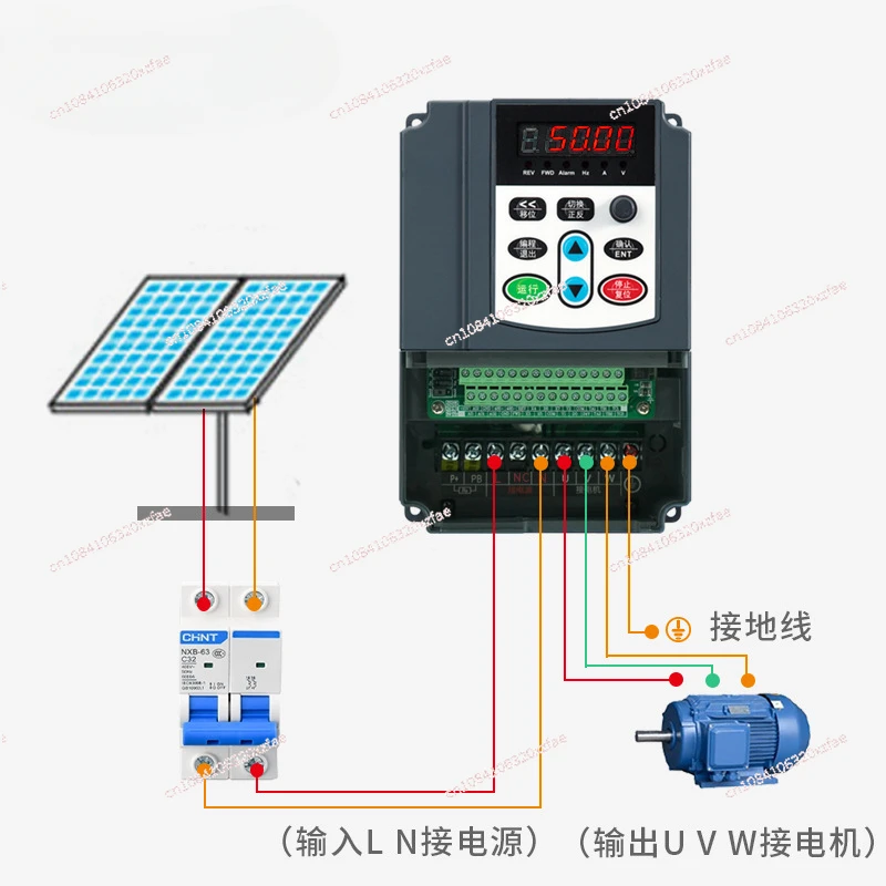 Solar Water Pump Inverter 380V 1.5/2 2/4/5 5/7.5/11/15kw Photovoltaic Water Pump Controller