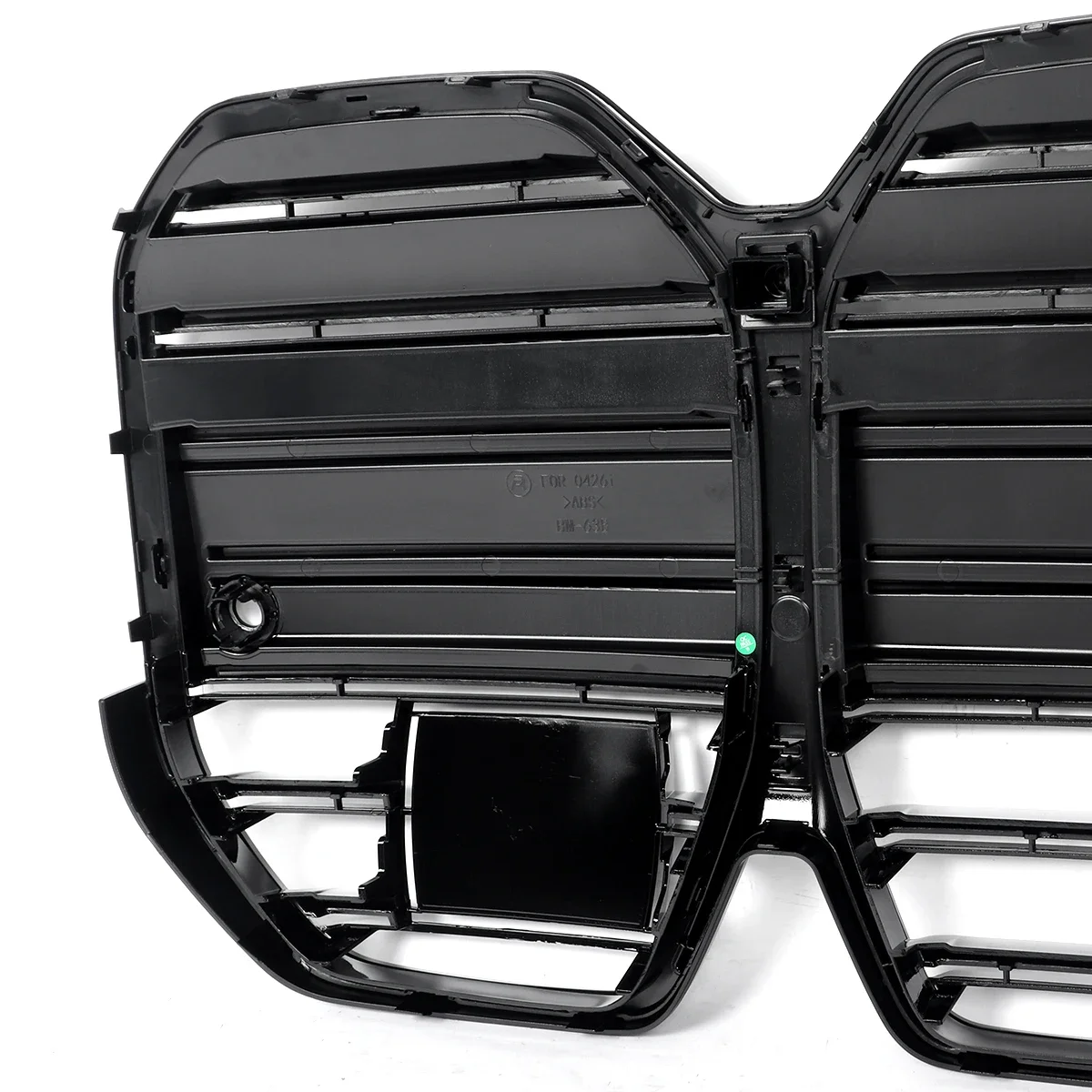 Grill wyścigowy do BMW G26 serii 4 i4 Gran Coupe eDrive35 40 M50 2022 2023 2024, błyszczący czarny, górny grill wlotu powietrza przedniego zderzaka