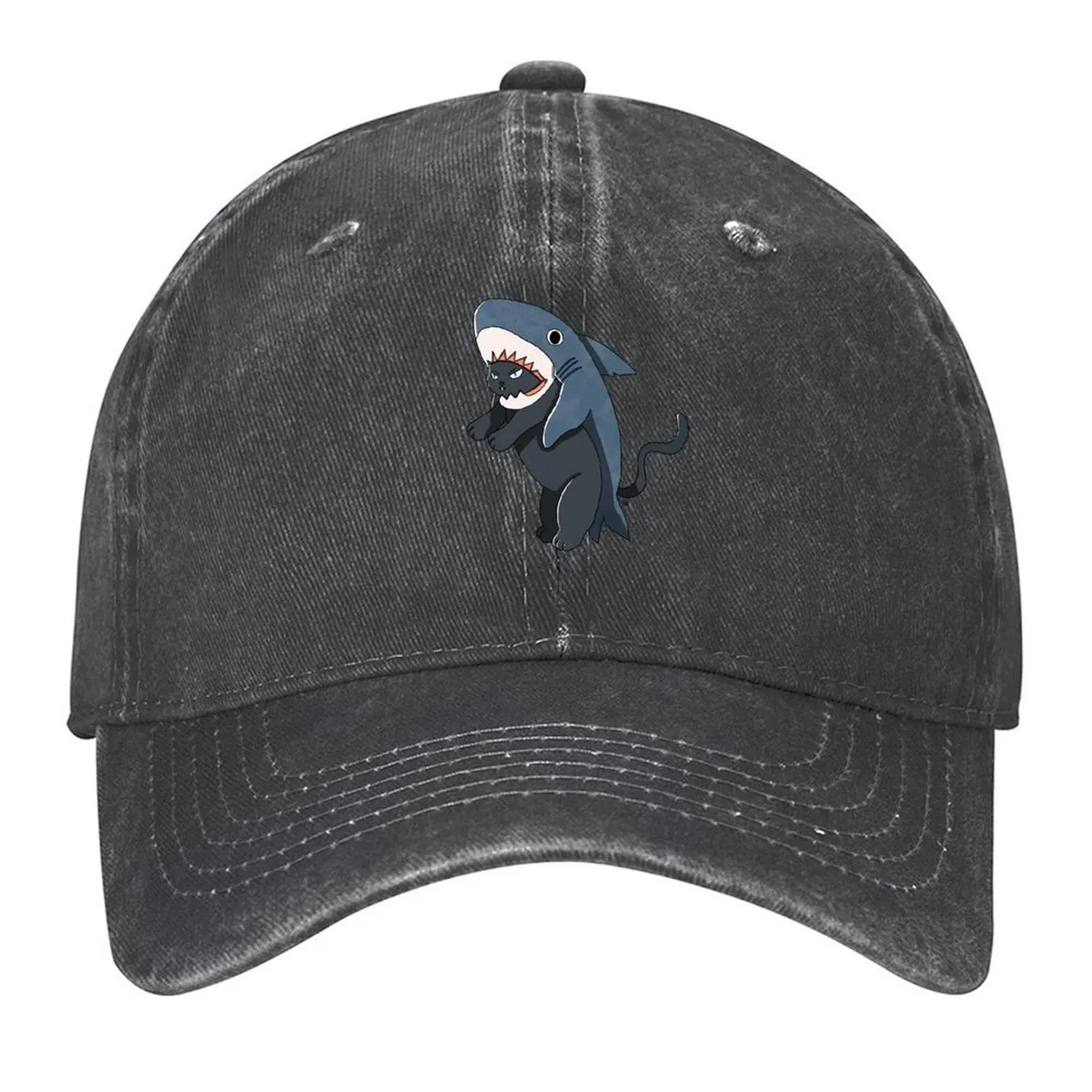 

Shark Cat! Baseball Cap Golf Dropshipping Hat Beach designer cap Boy Child Women's