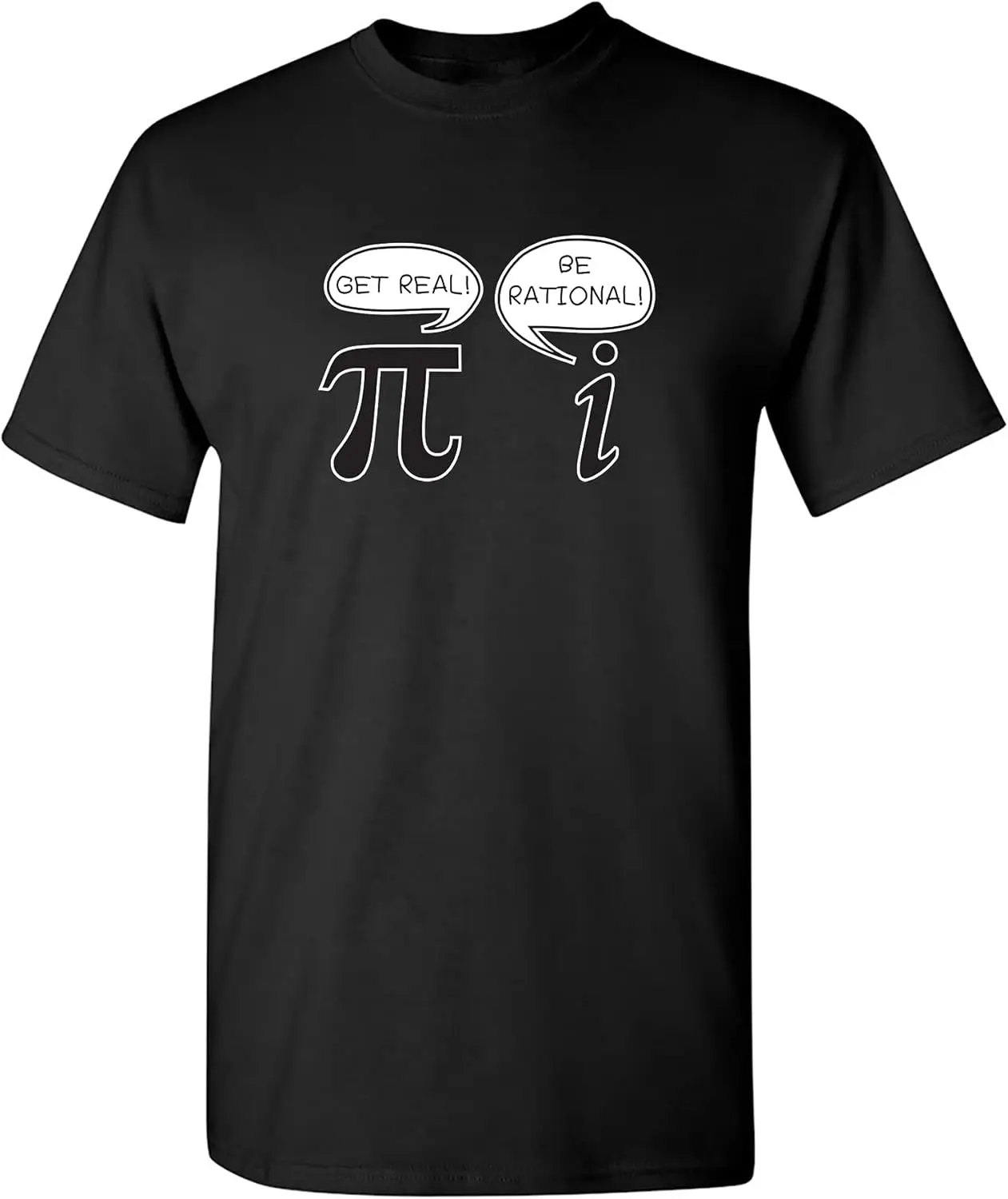 Obtenha realmente ser racional pi engraçado matemática geek sarcástico adulto novidade engraçado t camisa 100% algodão masculino verão gráfico camiseta topo
