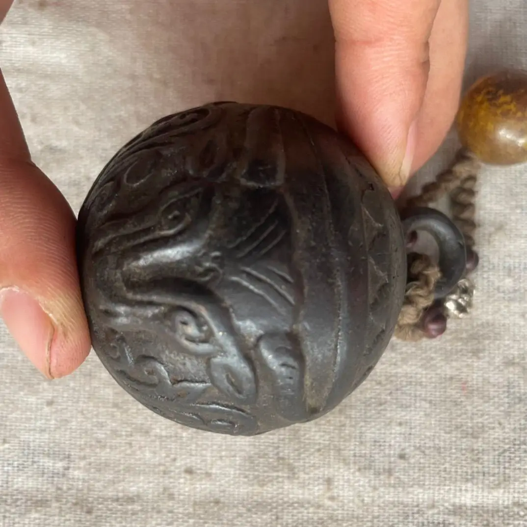 Antique Tibetan antique bull head bells are righteous,