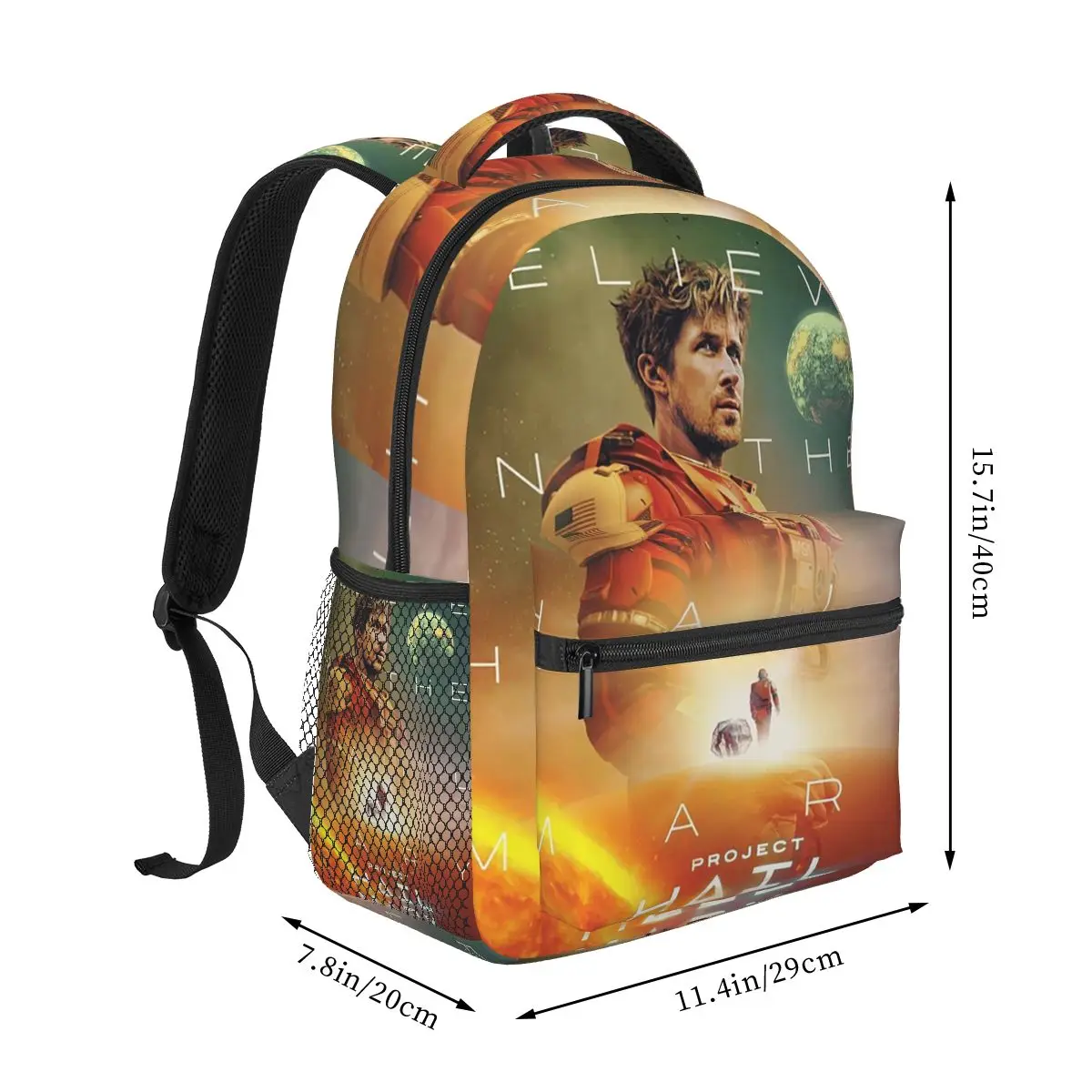 Movie Project Hail Mary Backpack Student Boys Girls BookBag Children School Bag Computer Shoulder Bags for Men Women