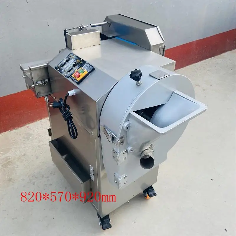 Picture 3: Industrial Automatic Electric Vegetable Cube Dicer Machine for Cutting Lettuce Parsley Core Motor Engine Components for Fruits