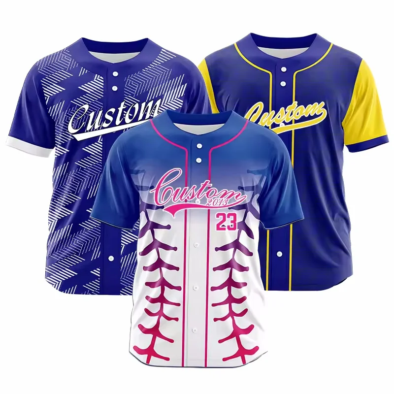 

Men's Custom Team Name Number Baseball Jersey 3D Printed Creative Personality Design Short Sleeve T-Shirt Outdoor Sports Uniform