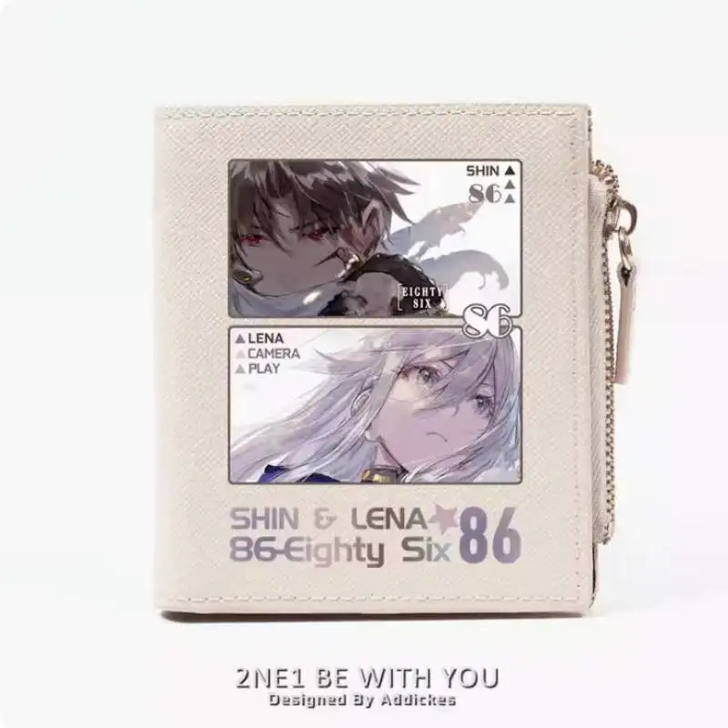 

Anime Eighty Six 86 Fashion Wallet PU Purse Card Coin Zipper Money Bag Cosplay Gift B290 Anime Anime
