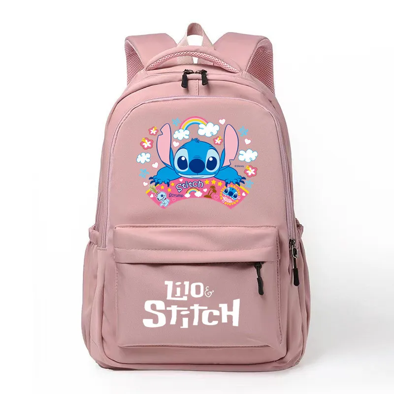 Moda Disney Stitch plecak nastolatek dziewczęta chłopcy BookBag plecak na laptopa śliczny tornister dla uczniów gimnazjum Mochila