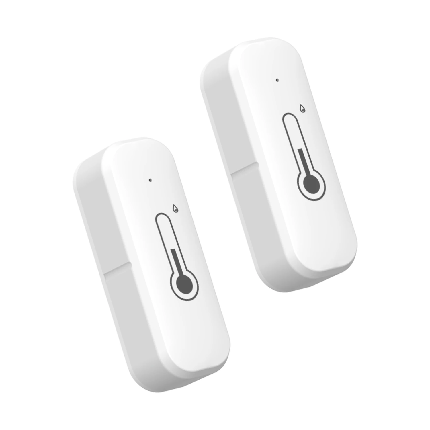 

WiFi Smart Temperature Humidity Monitor Sensor, TUYA APP Notification Alert, High Precision Indoor Thermometer works with Alexa
