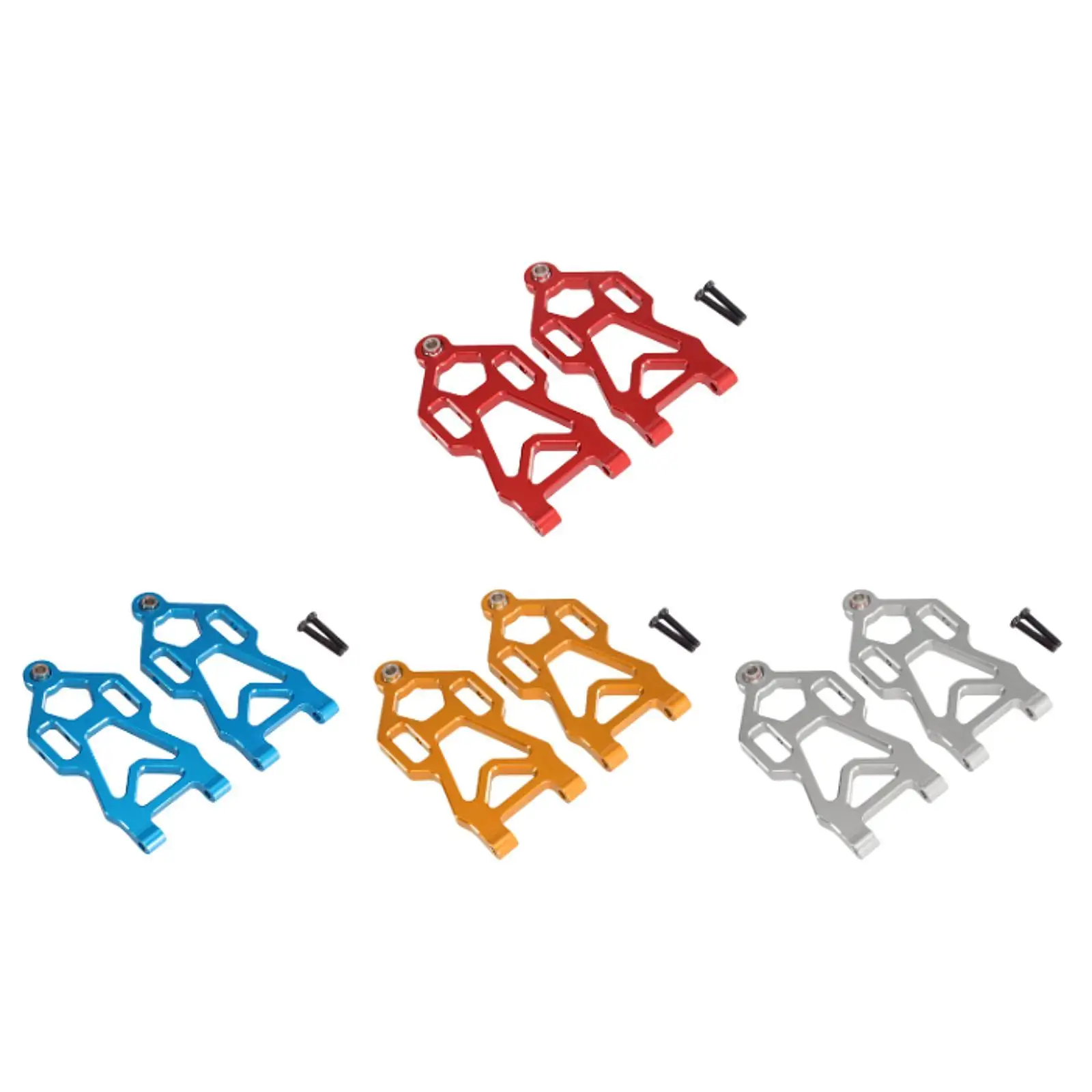 vor den unteren Armen für 1/16 RC Left Car Rights Rights Metal Parts Swing Aluminium Alliage für Souhiyu