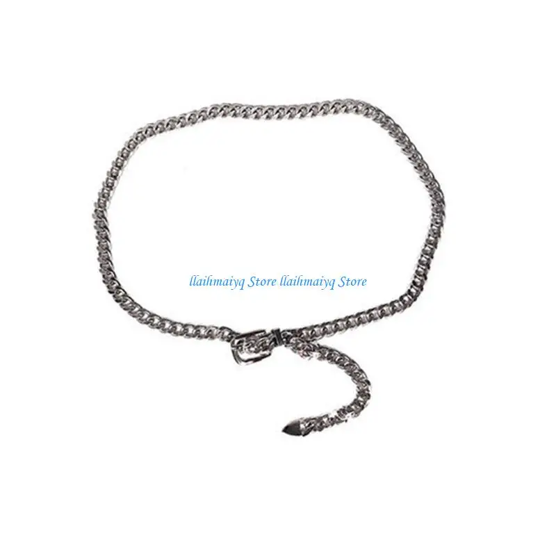 

573B Girls Punk Waist Belt for Banquet Idol Costume Jewelry Waist Body Jewelry