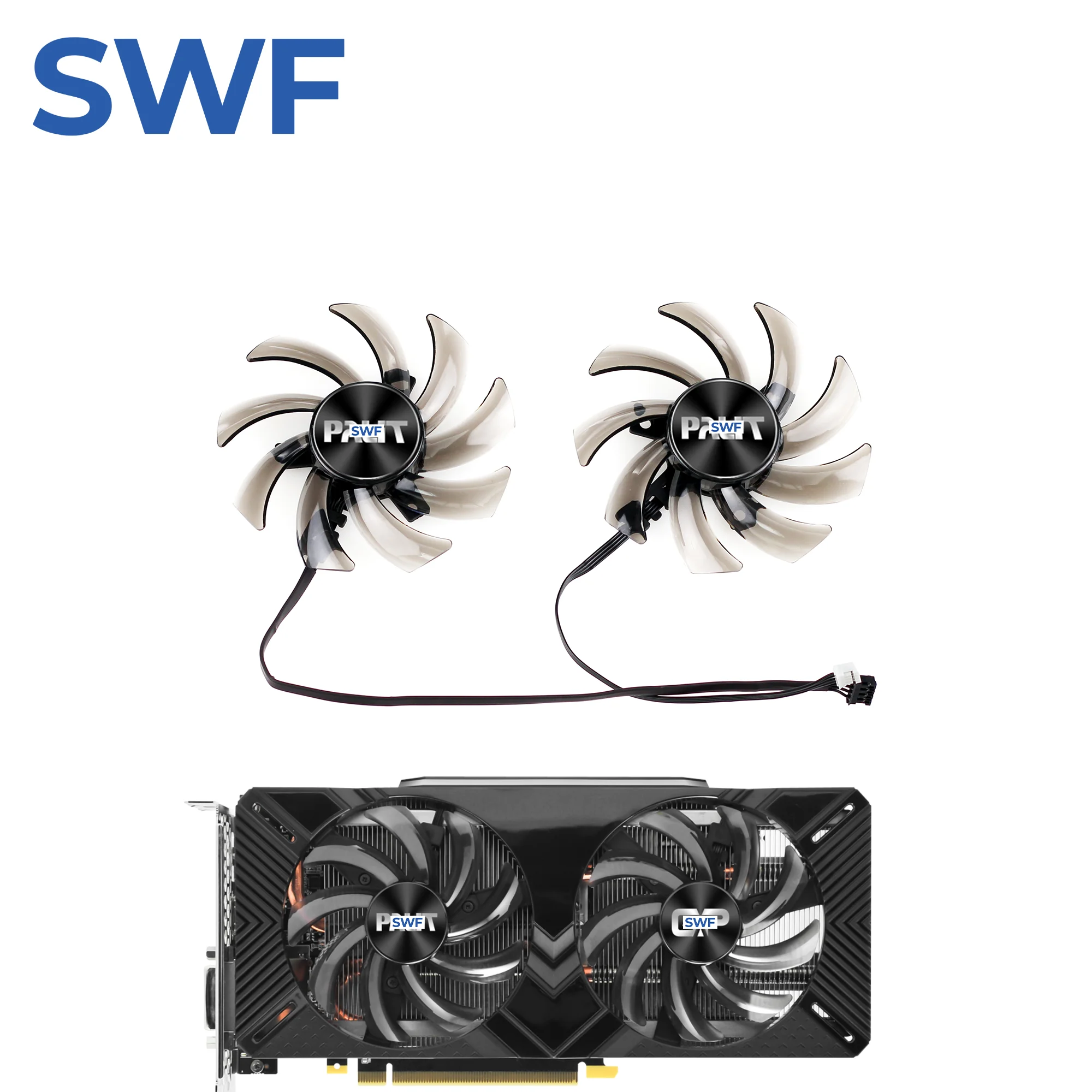85MM GA91S2U GTX 1660 Cooling Fan For PALIT GeForce GTX 1660 Ti RTX 2060 2070 SUPER DUAL Video Card Cooler Fan