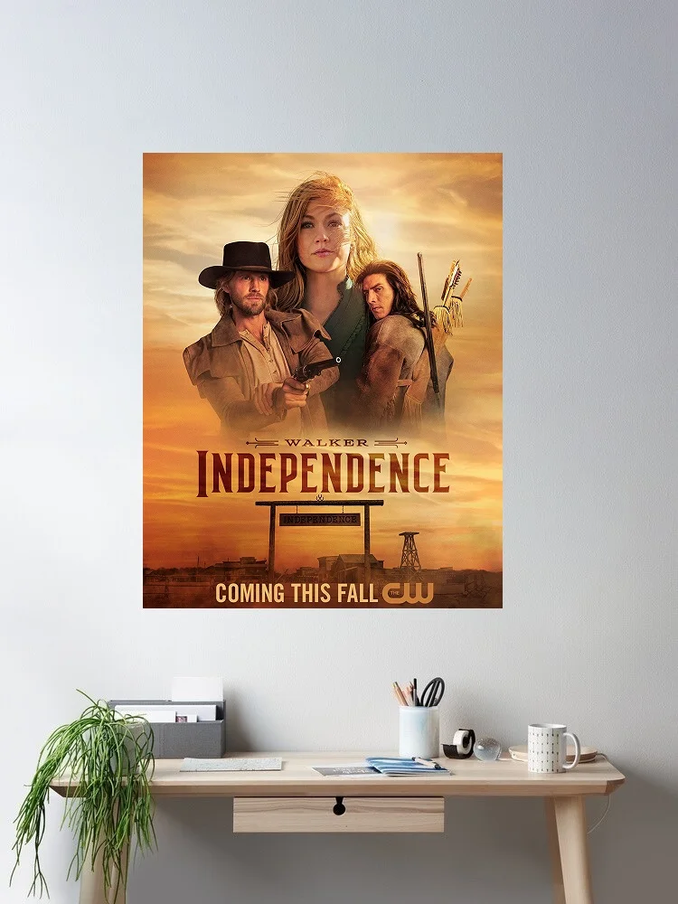 Walker: Independence Movie, Print Art Canvas Poster, For Living Room Decor, Home Wall Picture