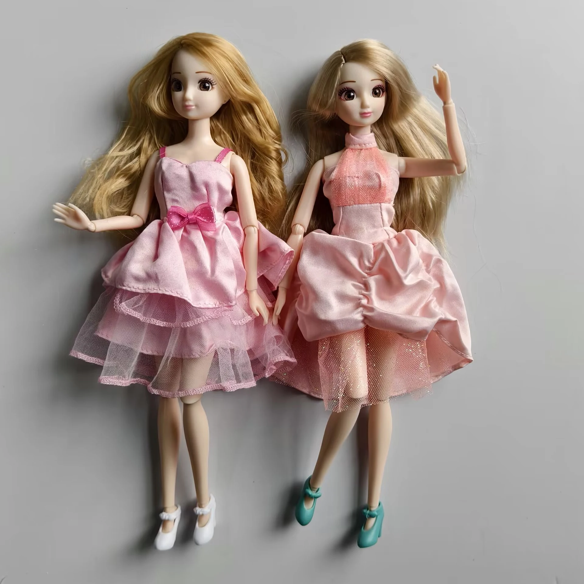 원피스 3D 눈을 가진 공주 인형, 움직이는 바디 1/6, 여성 패션, 달콤한 인형, 소녀 선물, 박스 없음, 28cm