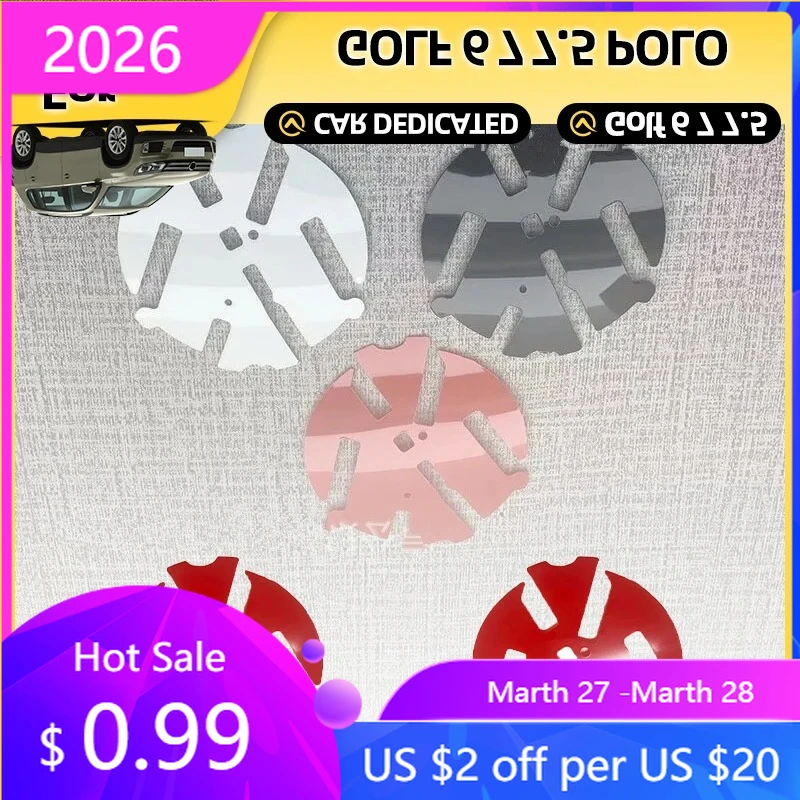 

Горячий чехол для ключей VOLKSWAGEN VW Hub, 1 шт., 110 мм, черный/красный/белый, задний логотип автомобиля, фон для гольфа 6/7/7,5/Polo/Passat/T-Roc/