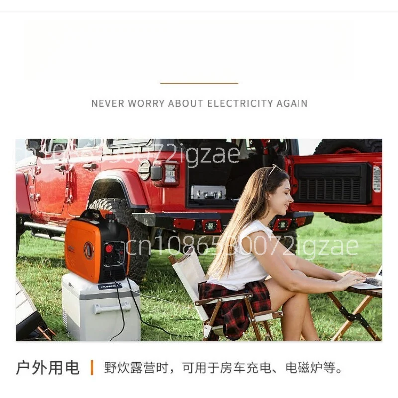 Portable Silent Inverter Dual Fuel Micro Outdoor Home Car Mounted 2kw 3kw Generator