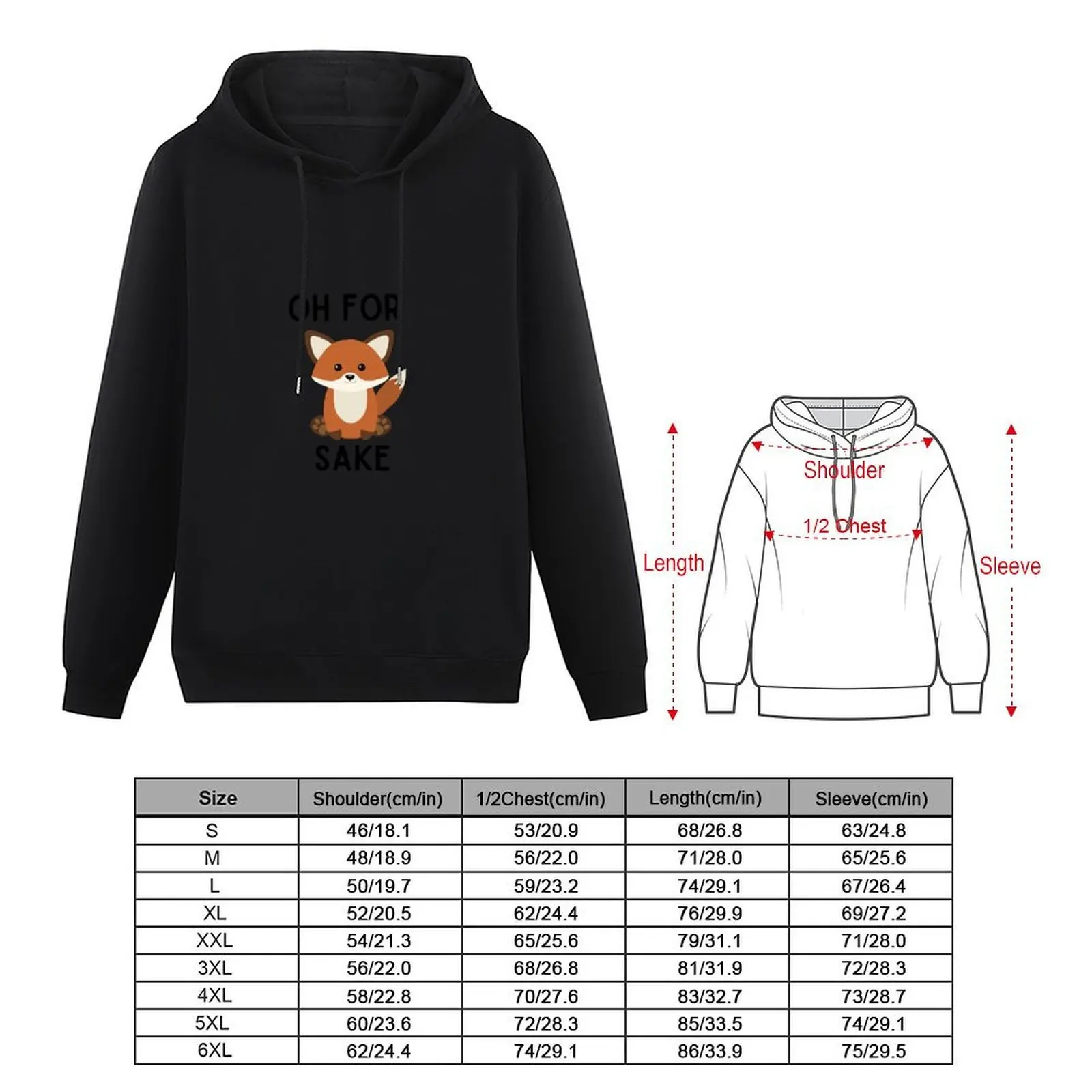 OH FOR FOX SAKE Hoodie fashion men autumn clothes male clothes men's coat man hoodie