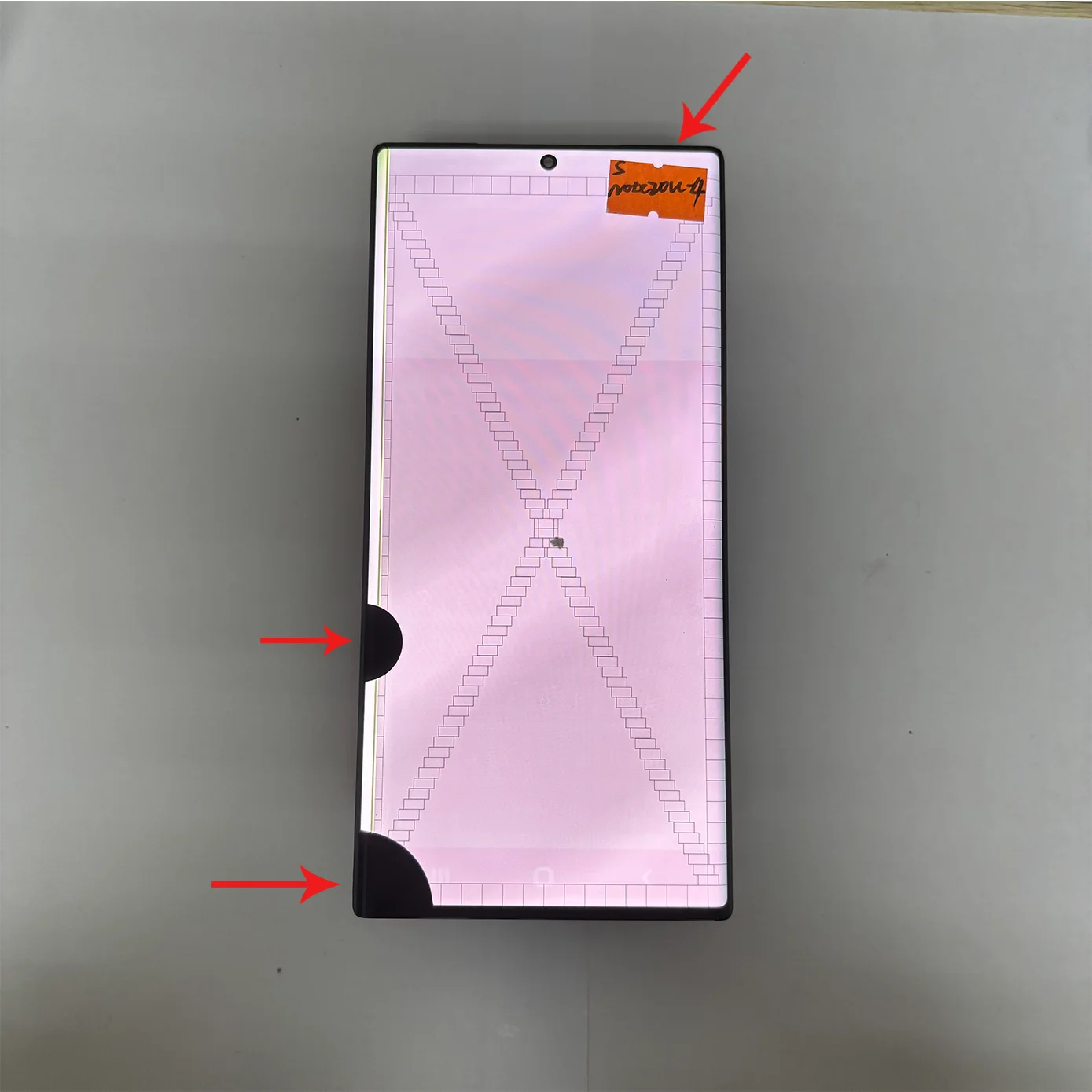 Super Amoled LCD For Samsung Galaxy Note 20 Ultra LCD Display Touch Screen Digitizer Assembly Replacement With Defect