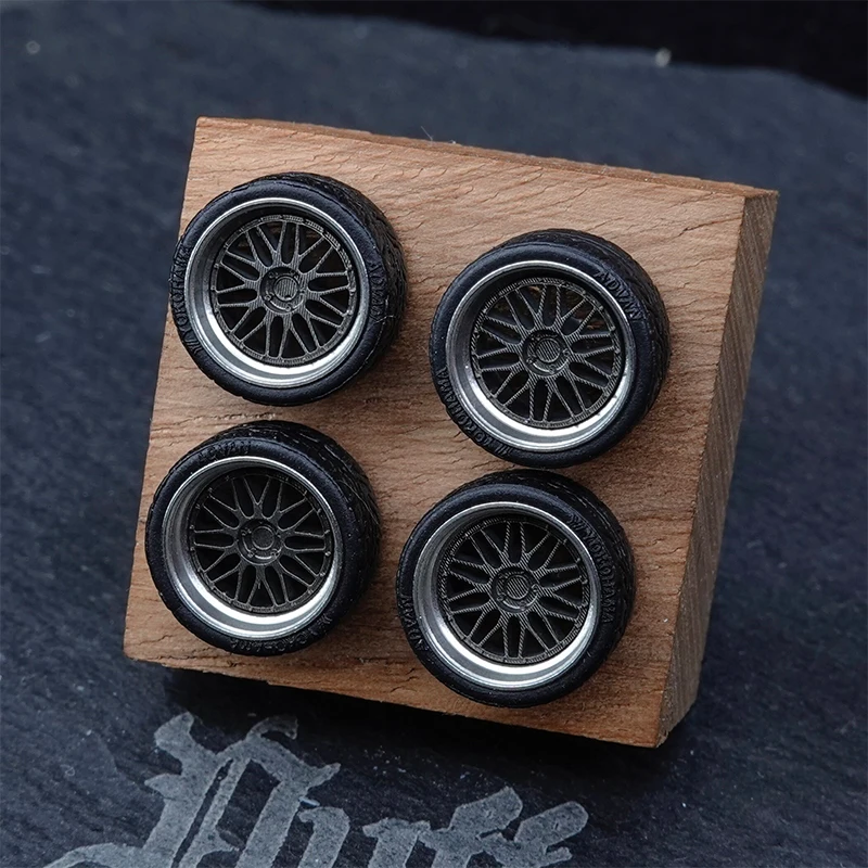 PuffStudio_1/64 modified wheel hub-BBS-LM diameter-8.1mm plug-in hub suitable for car model modification accessories view 6