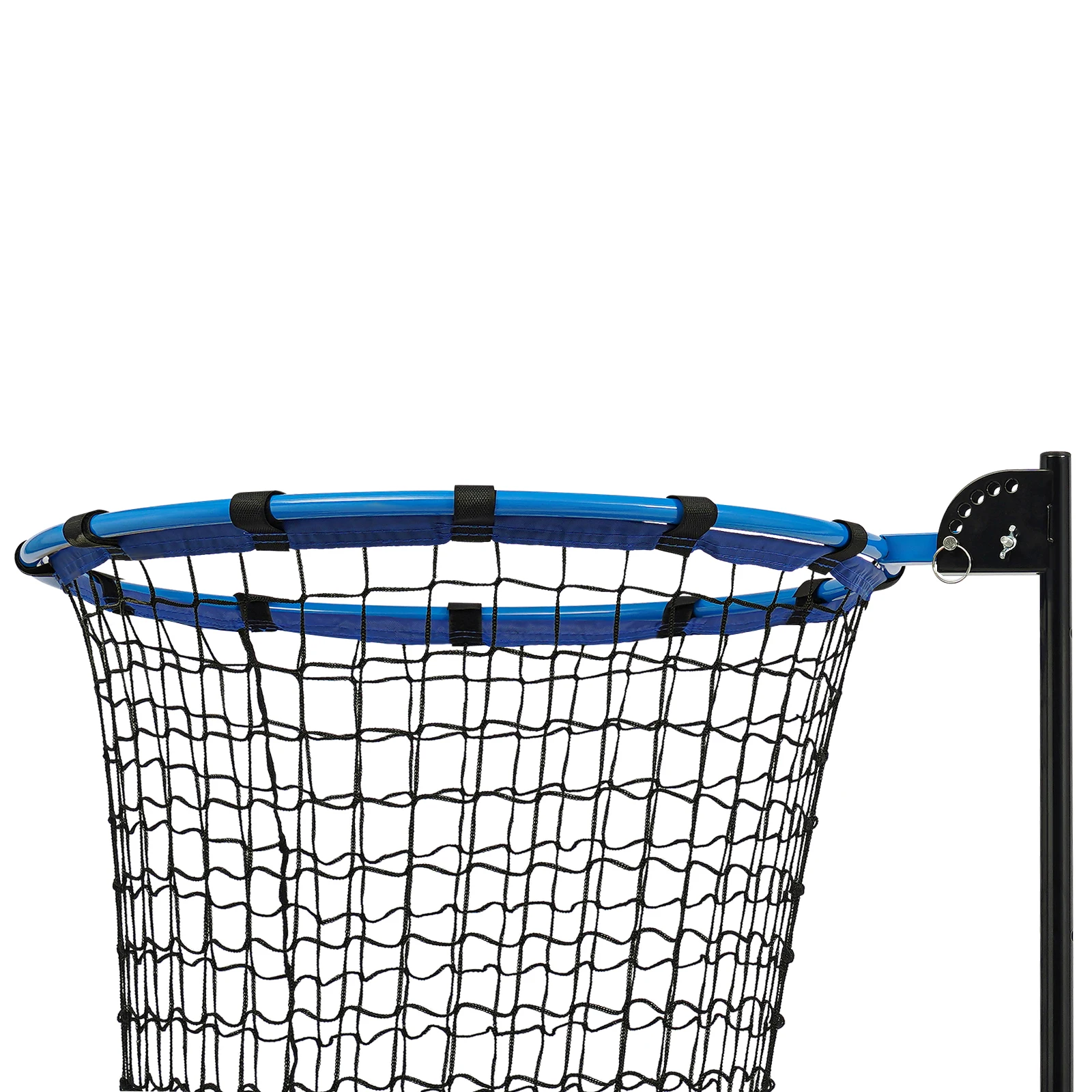 Volleyball Training Net Volleyball Setter Trainer Net Adjustable Angles and Height with Ball Collection Bag, 4 Wheels