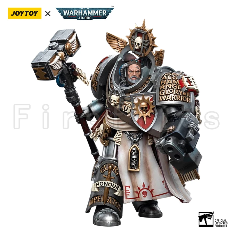 1/18 JOYTOY Action Figure 40K Grey Knights Grand Master Voldus Anime Model Toy