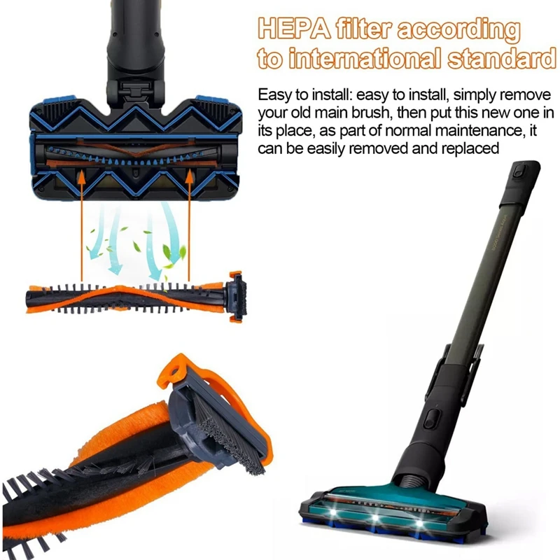 Replacement Brush For  CP0667 Speedpro Max 360° FC6 XC7/8 Cordless Handheld Vacuum Cleaner Parts image 3