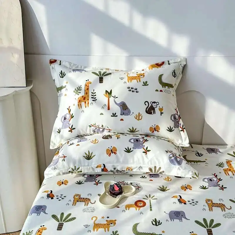 

100% Cotton Pillow Cover, 1PC Bedding Floral Pillowcase Bedroom Home Décor, Customizable Cushion Cover, Sizes 70x70CM & 51x66CM