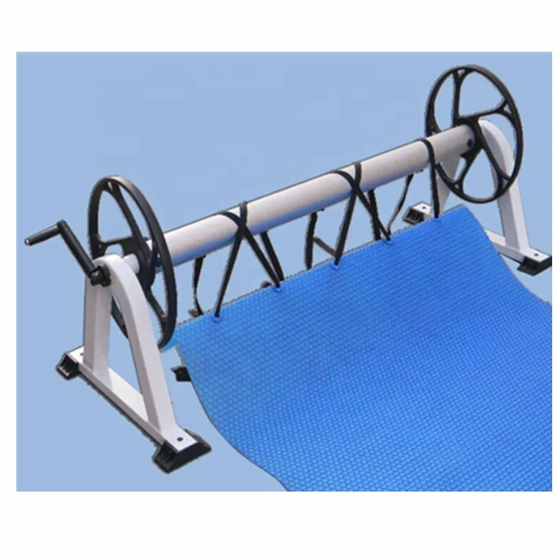 بكرة دوارة محمولة من الفولاذ المقاوم للصدأ لغطاء حمام السباحة