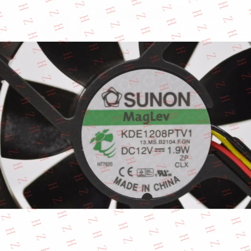 P+ FOR SUNON KDE1208PTV1 Cooling Fan DC12V 1.9W 80*80*25mm Motherboard 3-Pin/3-Wire